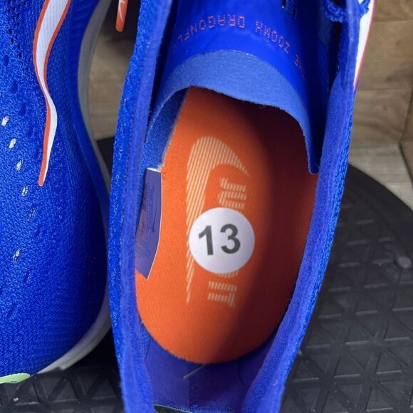 Nike Men’s Size 13 ZoomX DragonFly Track Spikes Blue Lace Up Shoes CV0400-400 - Picture 6 of 10